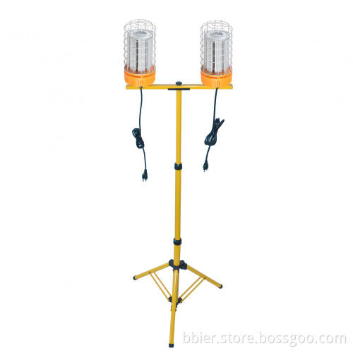 80W Portable Work Lights Tripid on Stands